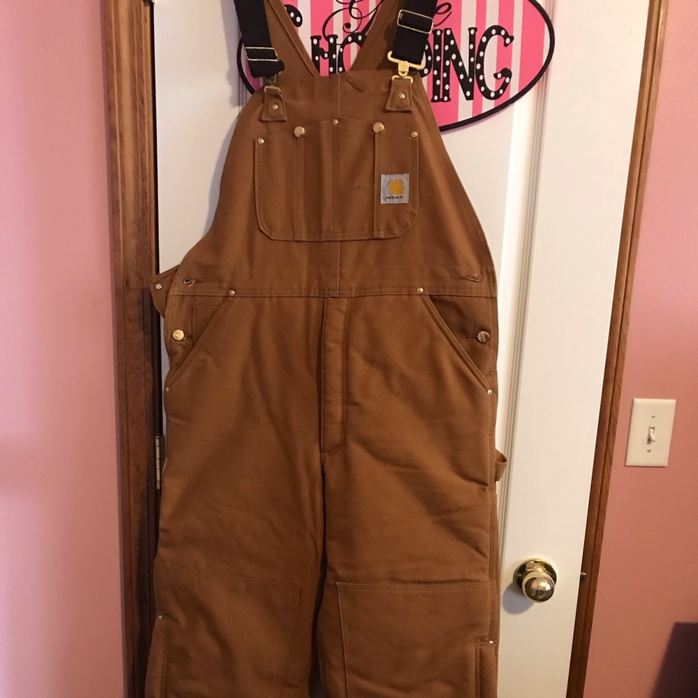 NWOT Carhartt men’s bib quilted coveralls.